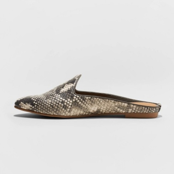 Universal Thread Faux Leather Snake Printed Mules - Picture 5 of 6